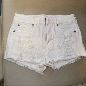 American Eagle Super Stretch Jean Shorts Size: 4